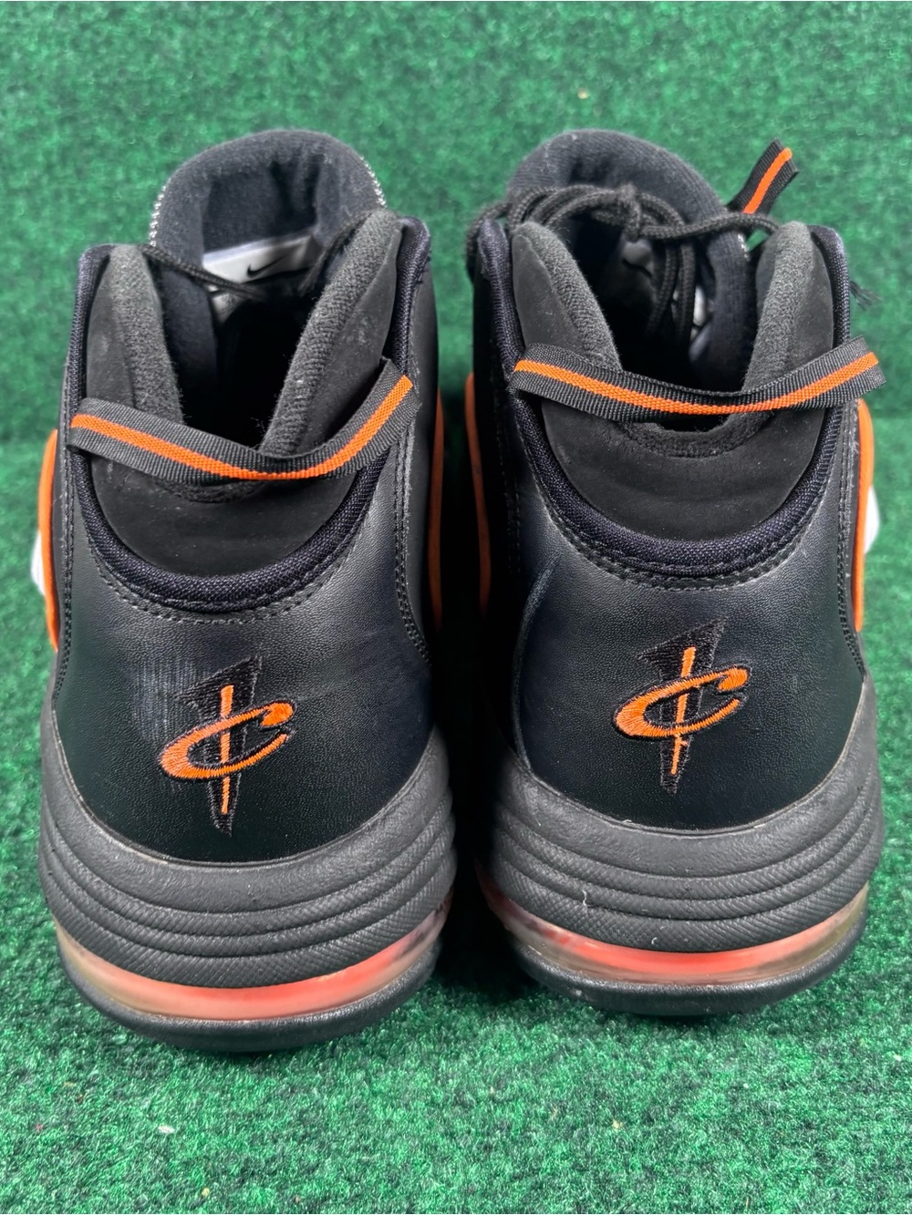 Nike Air Penny 1 Total Orange 2018 685153-002 Men's Mid Top Sneaker Sz 14 - Picture 5 of 7